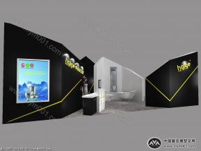 华尔洁展览模型图片