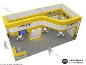 安博臣安防展台模型图片