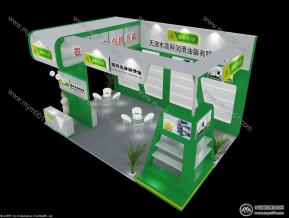 高科润滑油展览模型