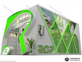 荣光鞋展位模型图片