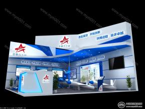 总参六十所展台模型图片