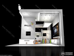 SmileGate展台2013效果图