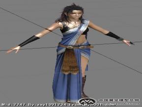 网游3D人模