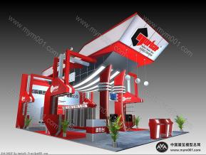 诺霸工具展台模型