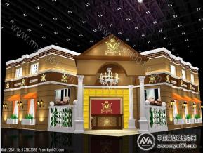 高乐高展台模型