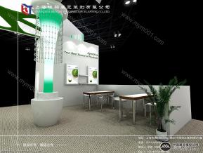 上海中冠生物科技展台方案
