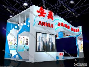 政府展览模型图片