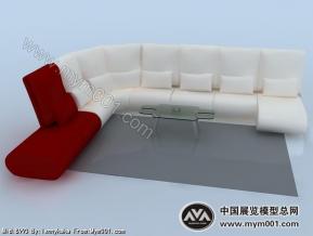 现代组合沙发