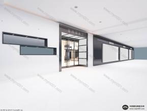富尼诺家纺展示空间3D渲染图