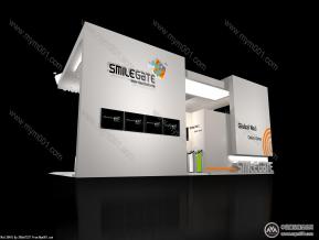 SmileGate展台2013效果图