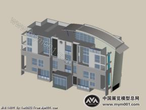 建筑外观  多层住宅