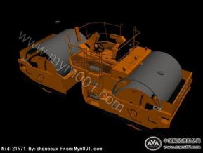 压路机3D模型