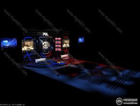PGL夏季赛舞台3D模型