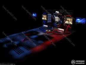 PGL夏季赛舞台3D模型