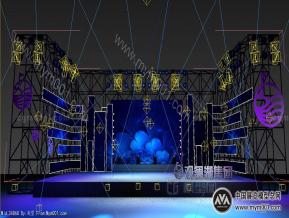 舞台3D模型图片