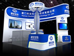 波生生物医疗展台模型