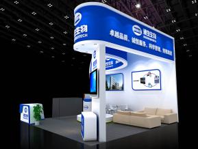 波生生物医疗展台模型