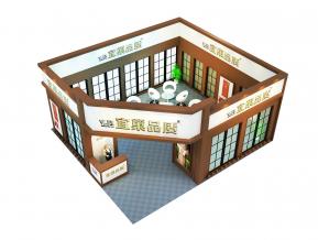 益巢门业展览模型