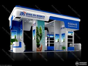 聚光科技环保展台模型