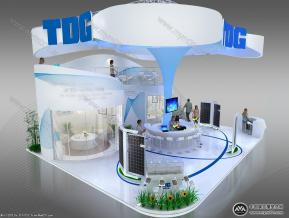 TDG光伏展台模型
