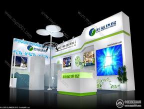科蓝环保展台模型