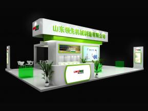 山东领先机械展位模型