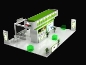 山东领先机械展位模型