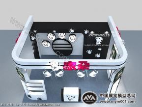 家朵宠物展台模型