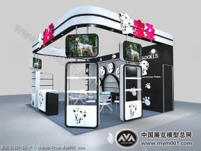 家朵宠物展台模型