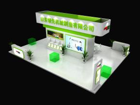 山东领先机械展位模型