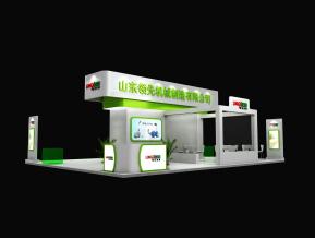山东领先机械展位模型