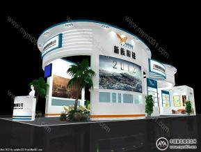 新族眼镜展览模型