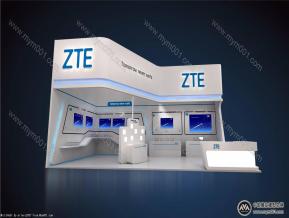 中兴微电子展览模型图片