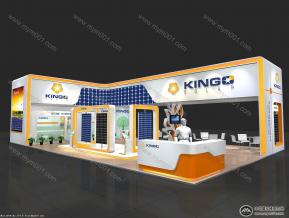 KINGO正国展台模型