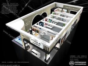上海眼镜展台模型图片