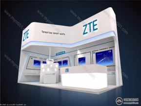 中兴微电子展览模型图片