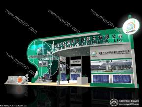 天达光伏展台模型