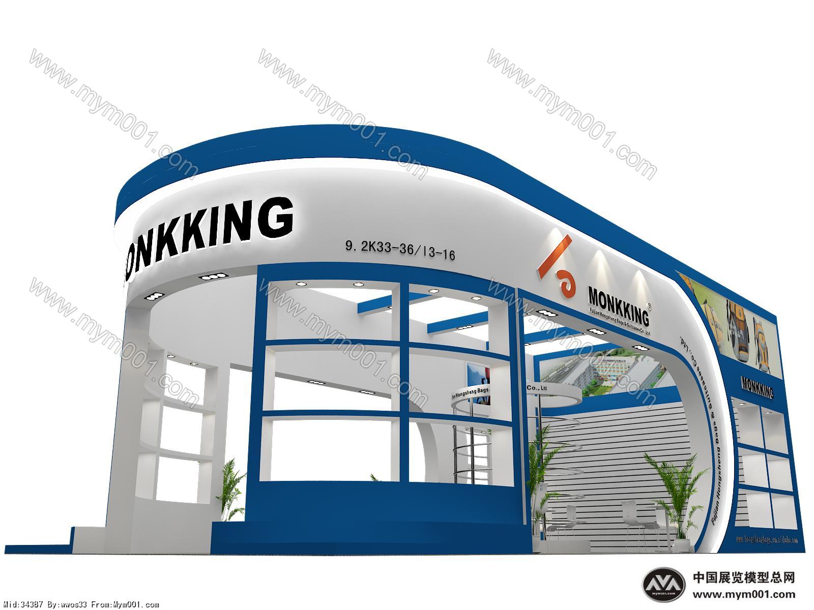 鸿圣展览模型图片