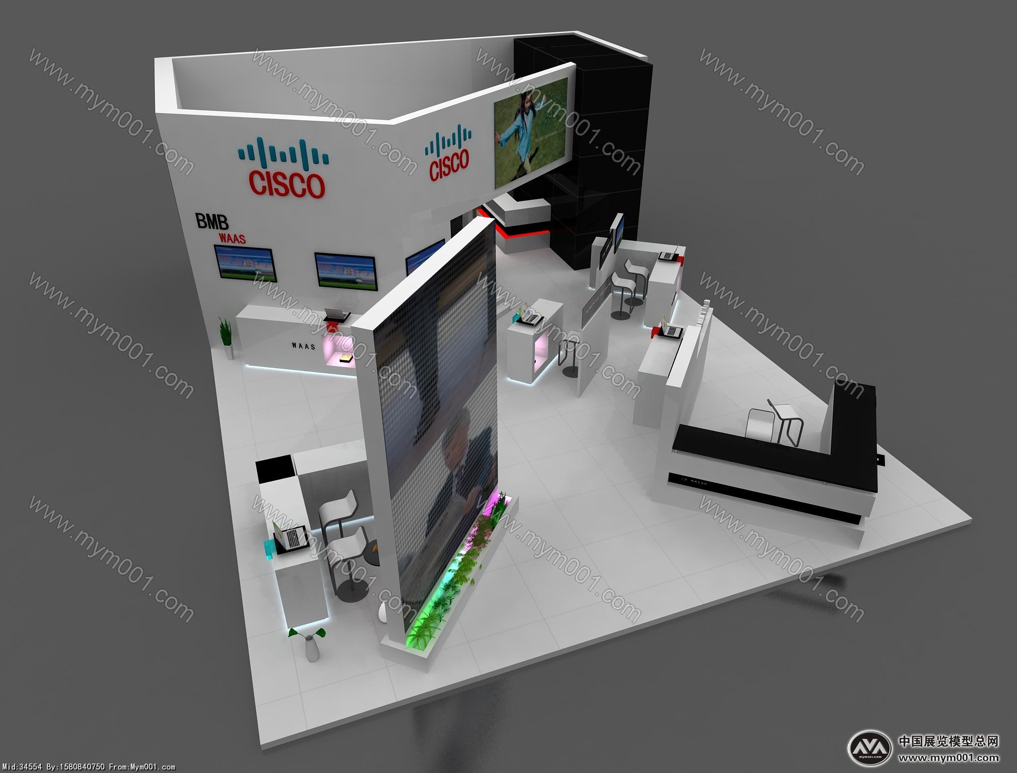 cisco展台模型图片
