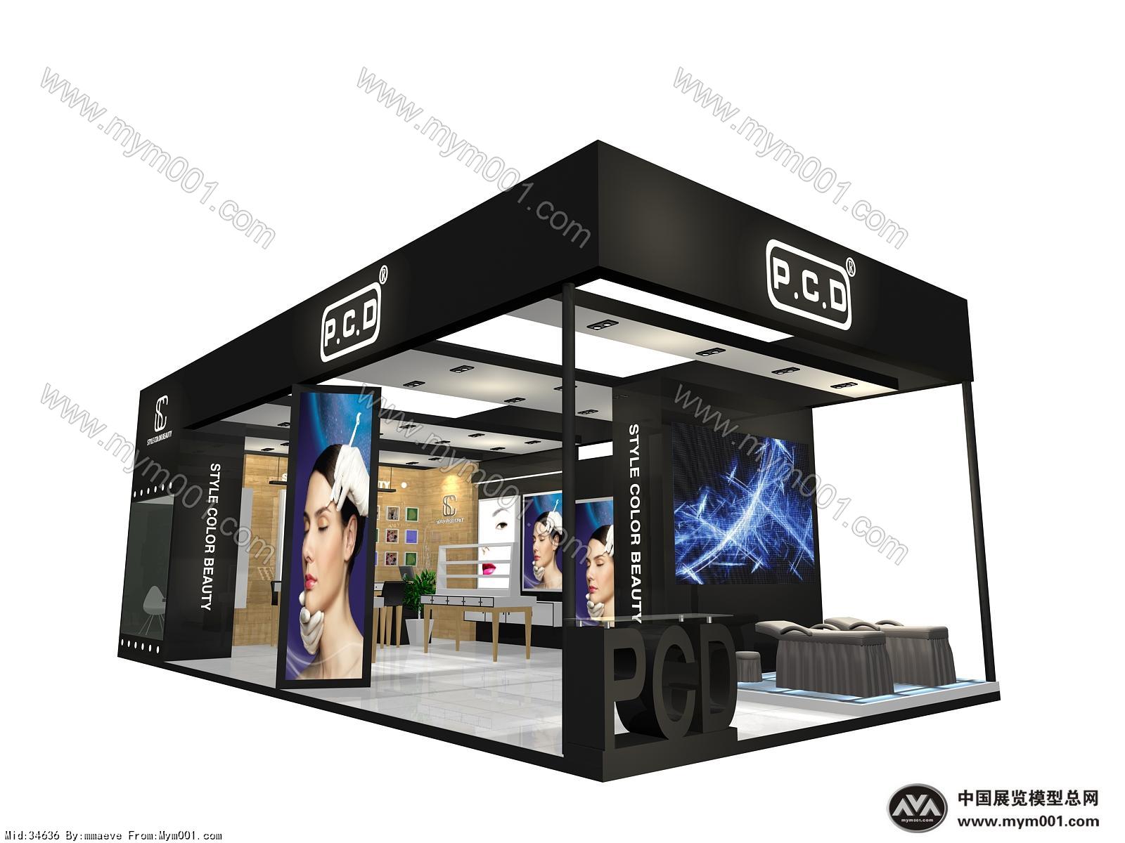PCD展览模型图片